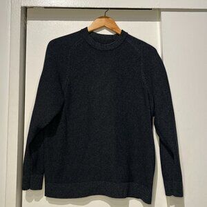 Textured Knit Crewneck Sweater